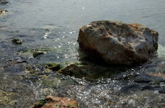 A view of the aegean sea outside athens, greece